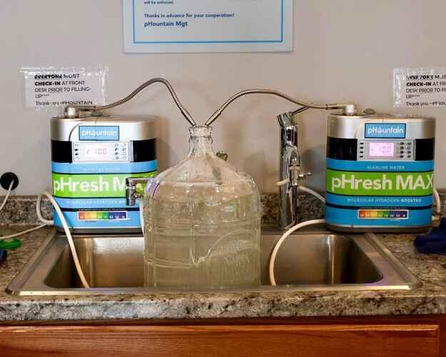 Alkaline Water Dispensing Station